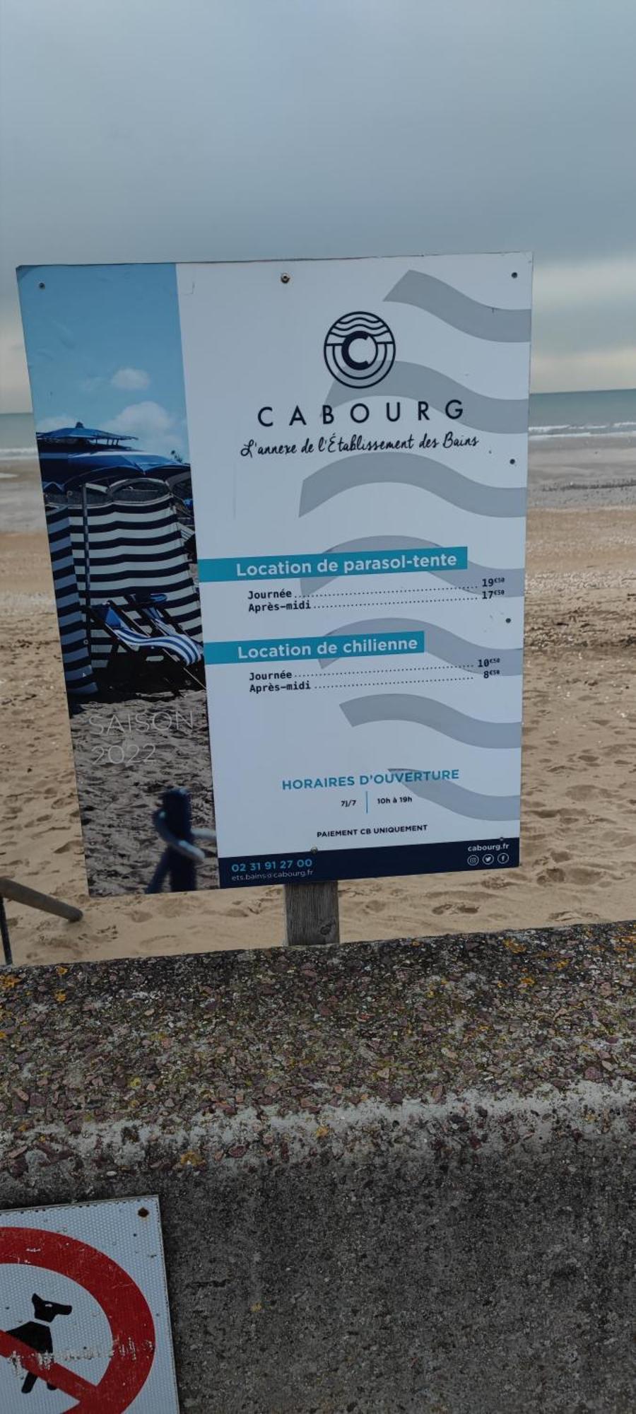 Cabourg Plage ภายนอก รูปภาพ